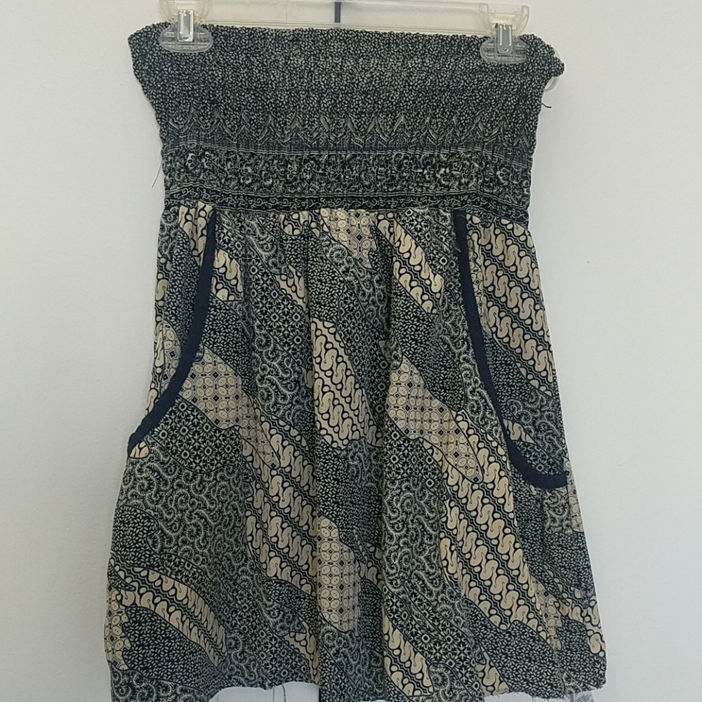 Forever 21 baby doll dress cute abstract print
